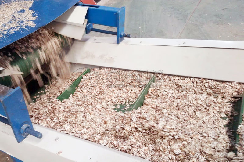 焦作溫縣客戶烘干燕麥片現場